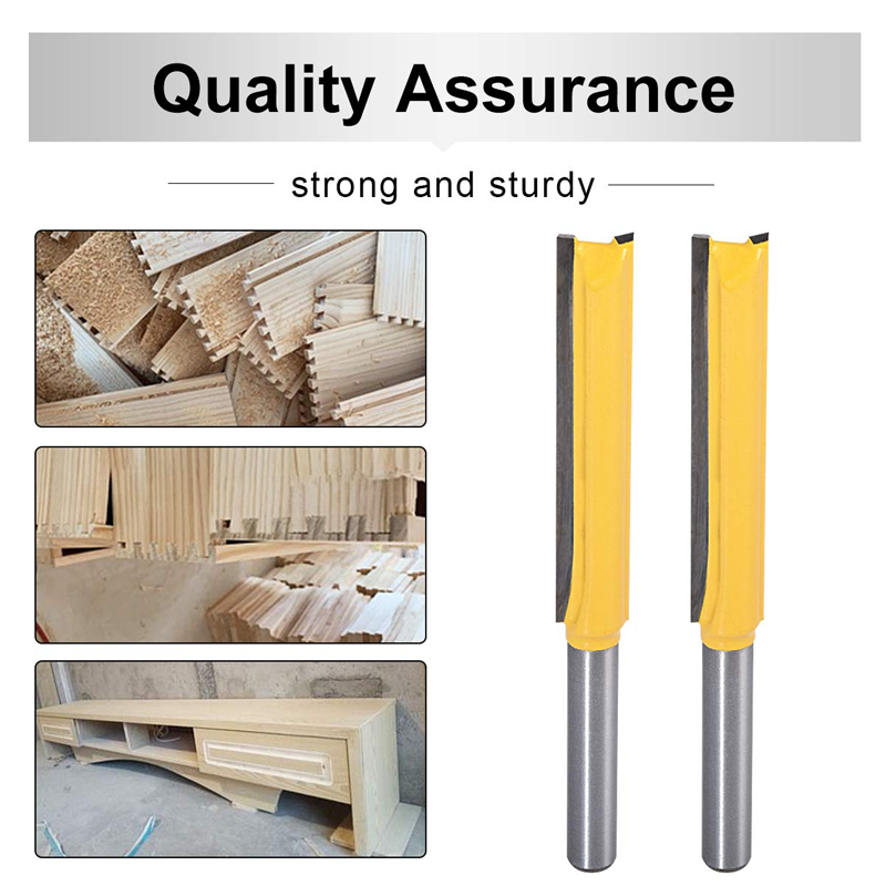 Lisslune | 8MM Shaft Double Groove Straight Mill