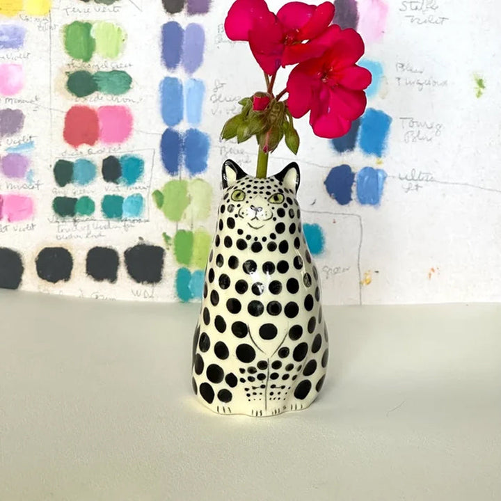 Lisslune | Dotted Cat Vase