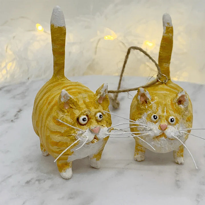 Lisslune | Handmade, Unique Cat Christmas Ornament