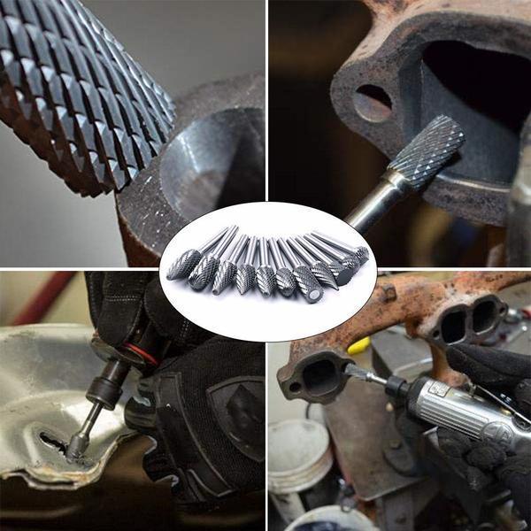 Lisslune | 10 in 1 Tungsten Steel Grinding Head (10PCS)