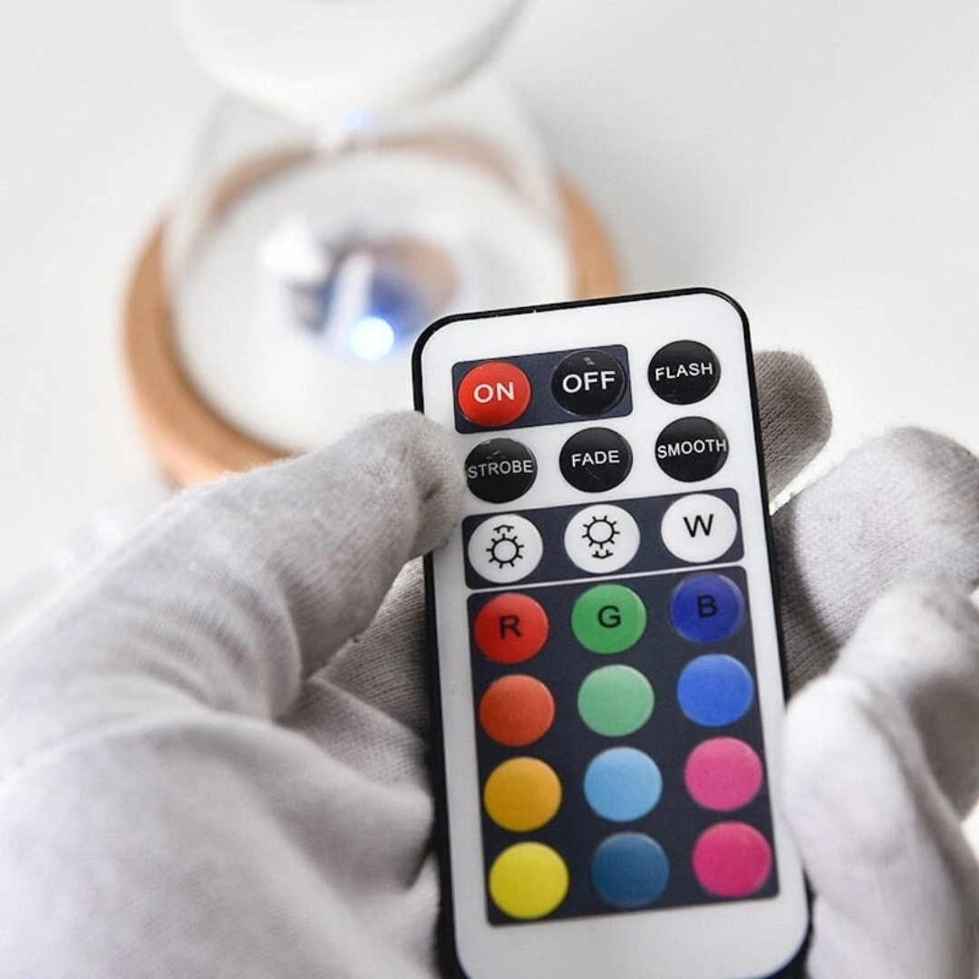 Lisslune | GlowTime Remote-Controlled Hourglass – Magical Timer with Multicolor LED Lights