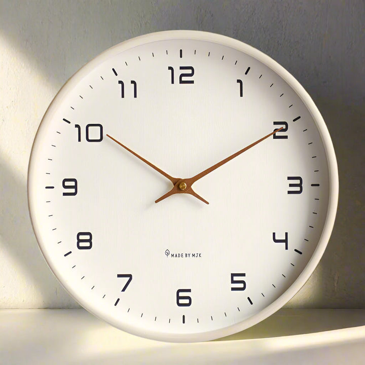 Lisslune | Scandinavian Simple Wall Clock - Modern Minimalist Design for Home Decor & Office Use