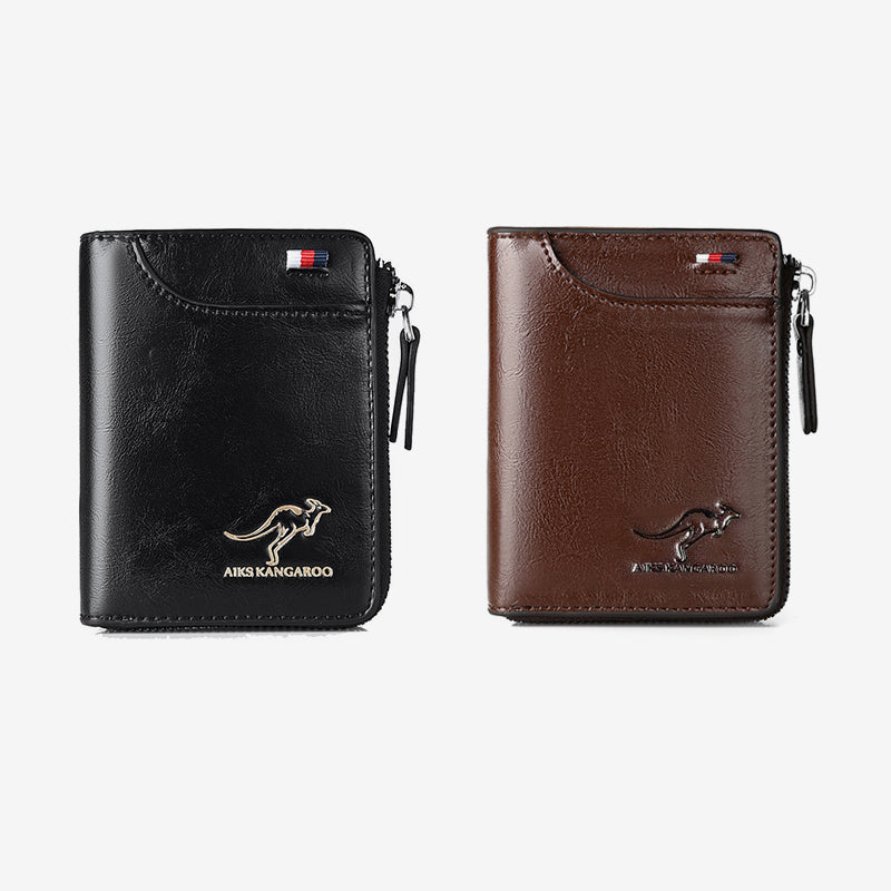 Lisslune | Kangaroo Men's RFID-blocking Wallet, Multifunctional Credit Card Holder
