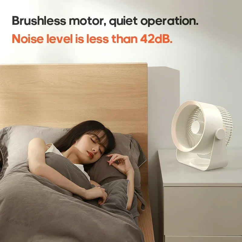 Lisslune | Wireless Portable Quiet Fan Circulator Air Cooler