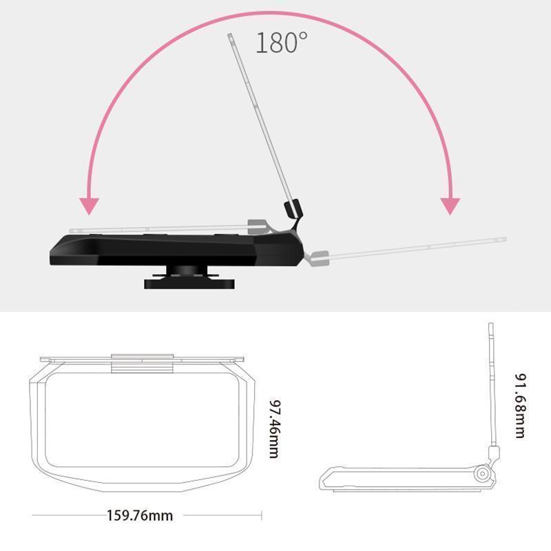 Lisslune | Car phone holder with navigation projector & wireless charging