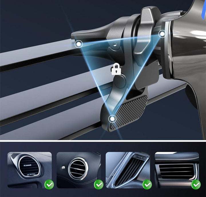 Lisslune | Mobile Car Magnetic Mount Wireless Fast Charging Bracket