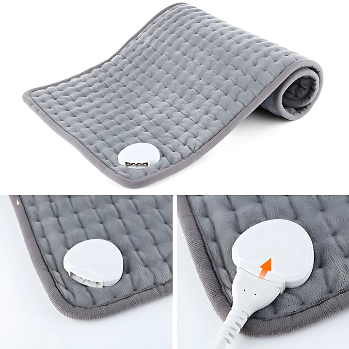 Lisslune | Portable Heated Pads Pad for Back Pain, Muscle and Joint Pain Relief – Adjustable Heat for Cramps and Stress