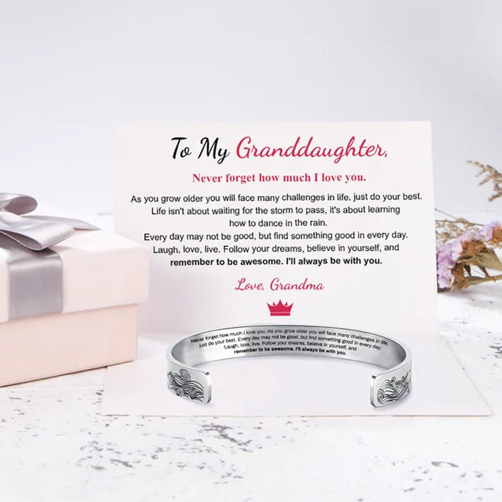 Lisslune | For my granddaughter, I will always be with you bracelet