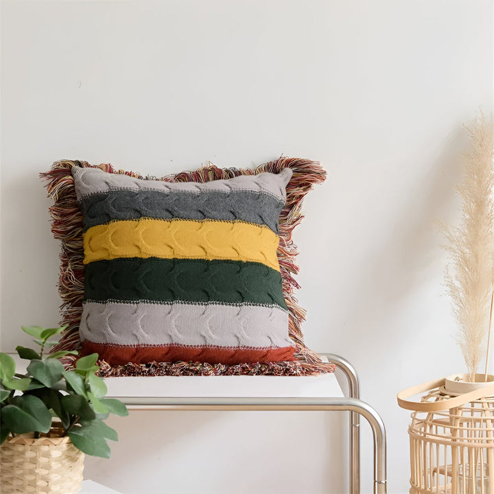 Lisslune | Colorful Radiance Knit Cushion