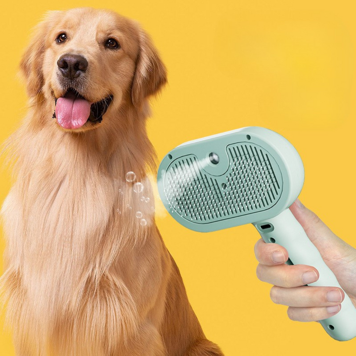 Lisslune | Pet Steam Brush for Gentle Grooming Cats and Dogs