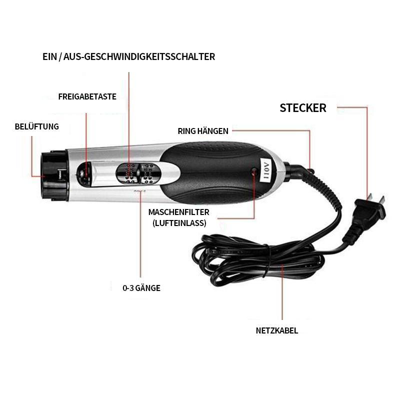 Lisslune | 7in1 Professional multifunctional styling tools wide brush hair dryer straightener comb clip pipe roller brush