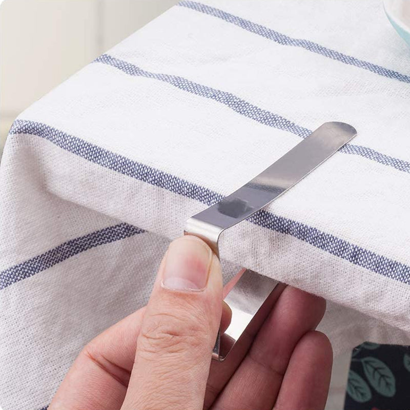 Lisslune | Stainless Steel Tablecloth Clips (Set of 4)