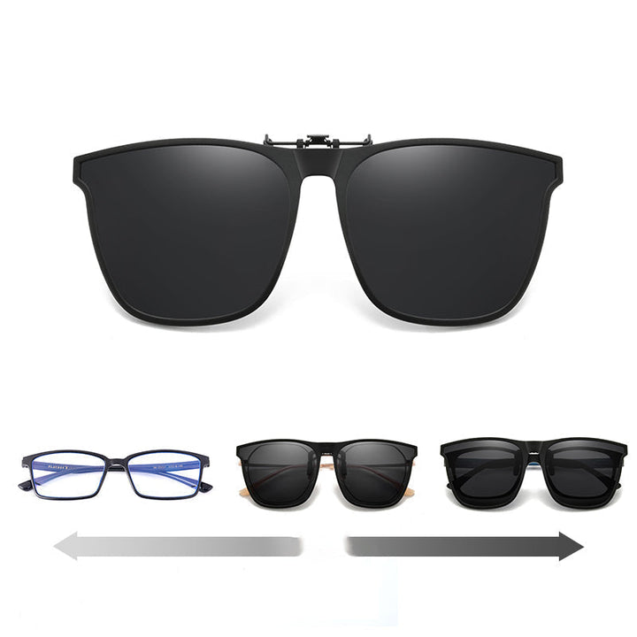Lisslune | New polarized clip-on folding sunglasses