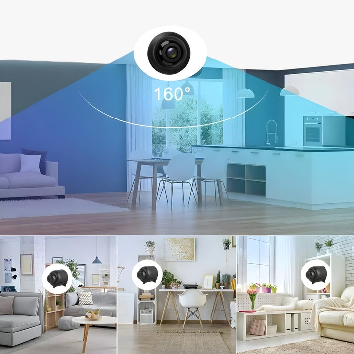 Lisslune | Uniko HD Mini Security Camera – Wireless 1080P Monitoring with Night Vision & Motion Detection