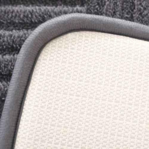 Lisslune | Vivid Grid Absorbent Bath Mat