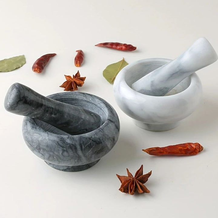 Lisslune | Marble Mortar and Pestle Set