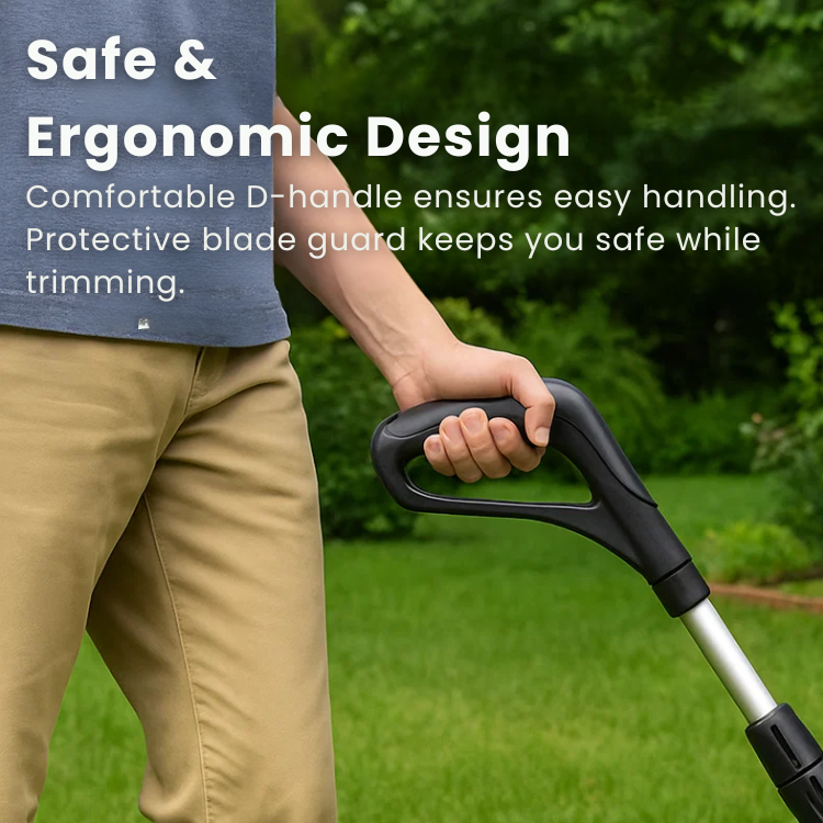Lisslune | Cordless Grass Trimmer with High-Power Battery - Lightweight Lawn Edger for Easy Yard Maintenance