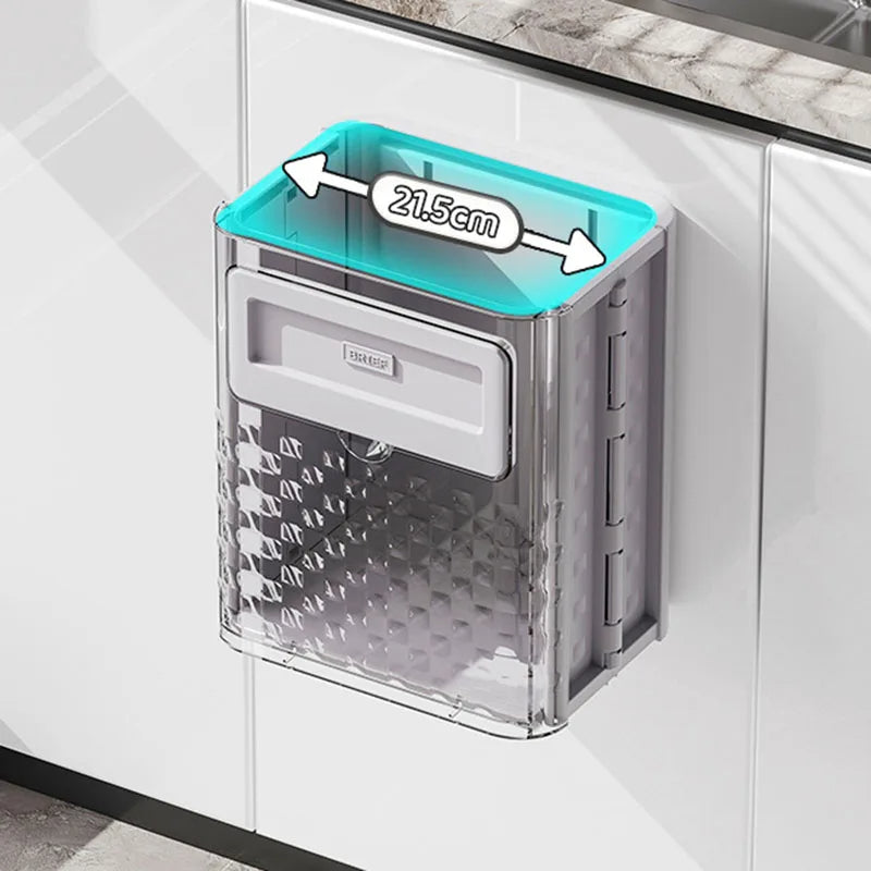 Lisslune | Space Saver Door Hanging Foldable Garbage Can