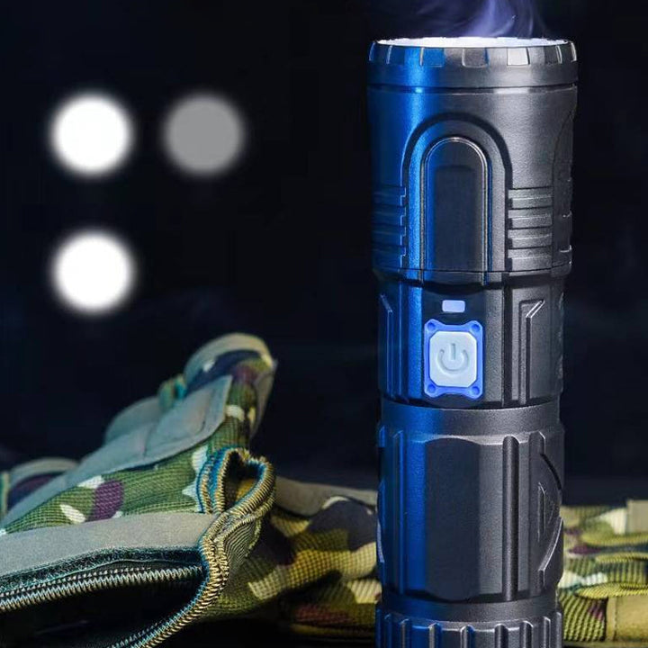 Lisslune | White Laser Telescope Zoom Flashlight