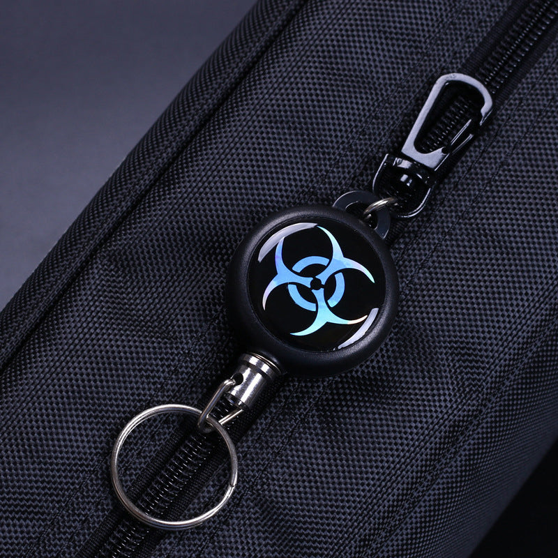 Lisslune | Keychain with retractable wire cable