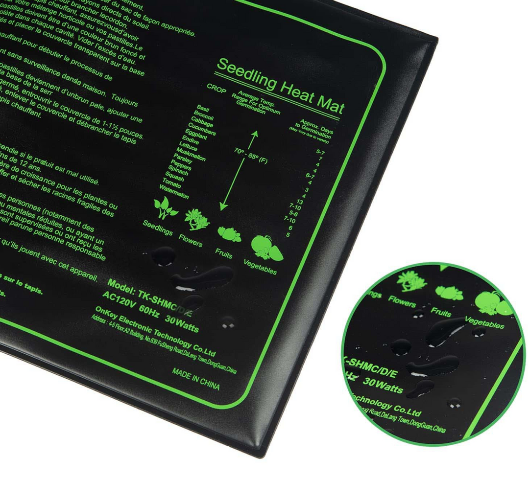 Lisslune | Heating mat for seedlings – Temperature control for faster germination and growth