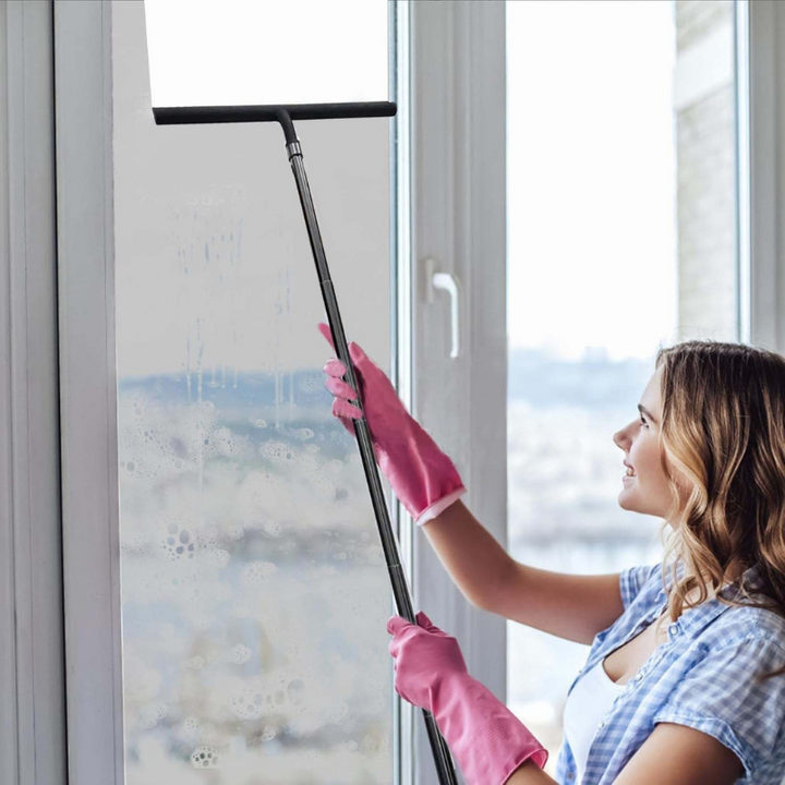 Lisslune | SaniLuxe Telescopic Shower Squeegee – Comfortable & Efficient Bathroom Cleaning Tool