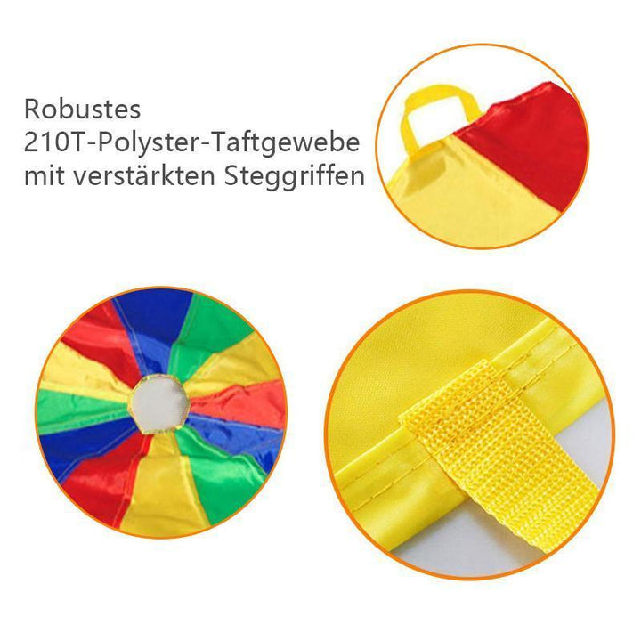 Lisslune | Colorful Parachute for Kids and Family