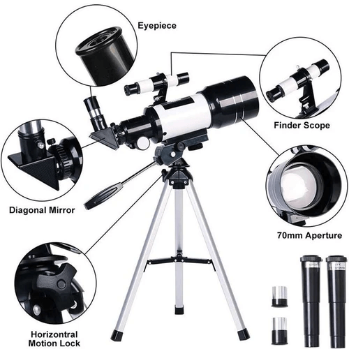 Lisslune | Professional Astronomical Telescope with 150x Zoom – Perfect for Moon Watching