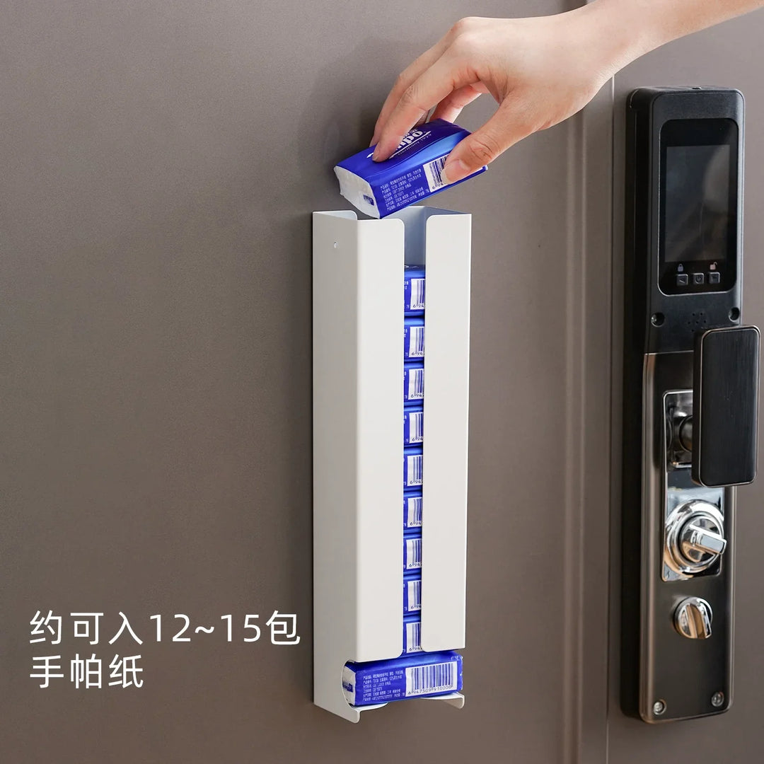 Lisslune | Magnetic Wall-Mount Tissue Box - Auto-Refill Napkin Holder