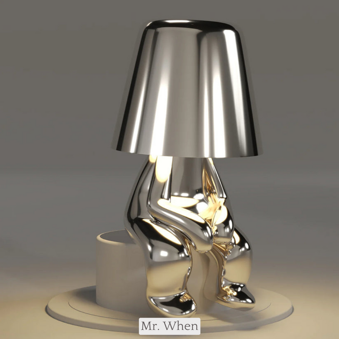Lisslune | 5 Brothers Wireless Table Lamp – Rechargeable LED Designer Lamp with Dimmable Light (Warm White)
