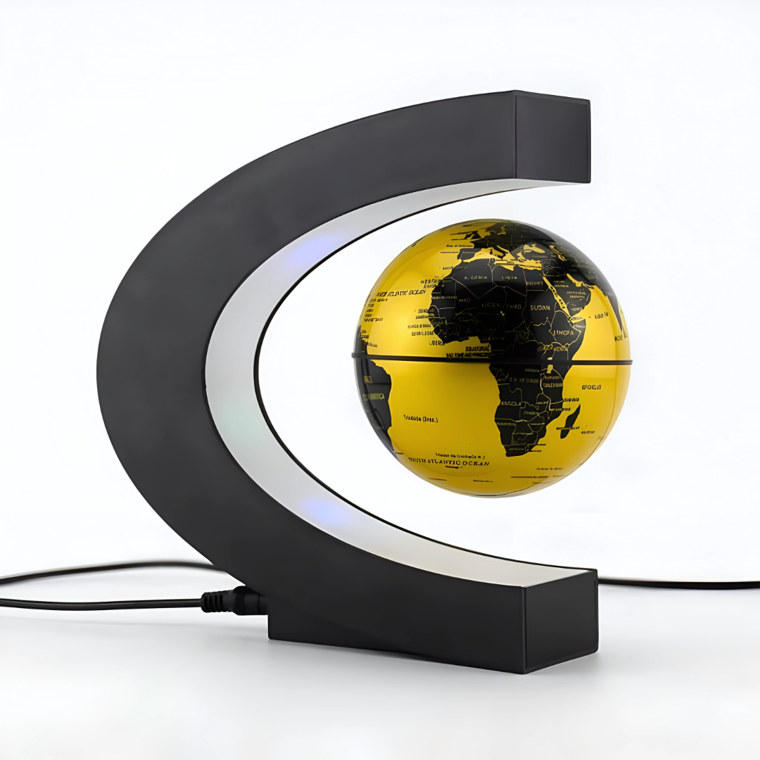Lisslune | AstroGlobe LED World Globe – Floating Globe Lamp with Magnetic Suspension