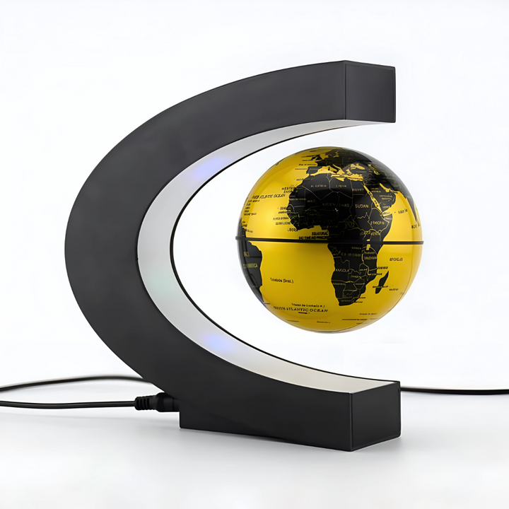 Lisslune | AstroGlobe LED World Globe – Floating Globe Lamp with Magnetic Suspension