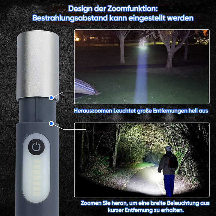Lisslune | Multifunctional rechargeable LED flashlight