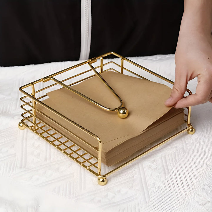 Lisslune | Sleek Iron Napkin Holder