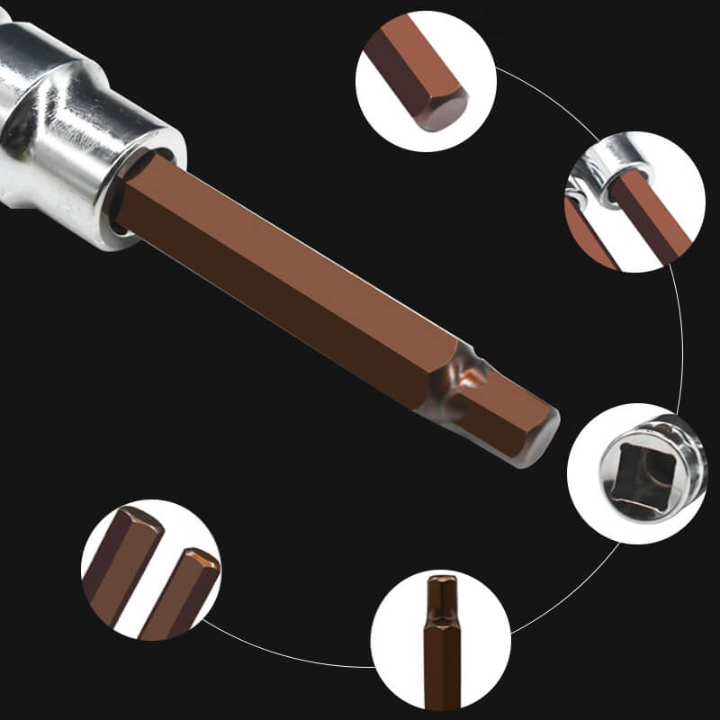 Lisslune | Hexagon twelve point screwdriver socket head