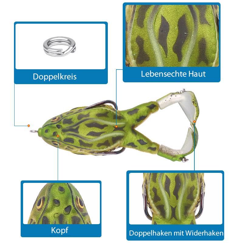 Lisslune | Double Propeller Frog Soft Lure