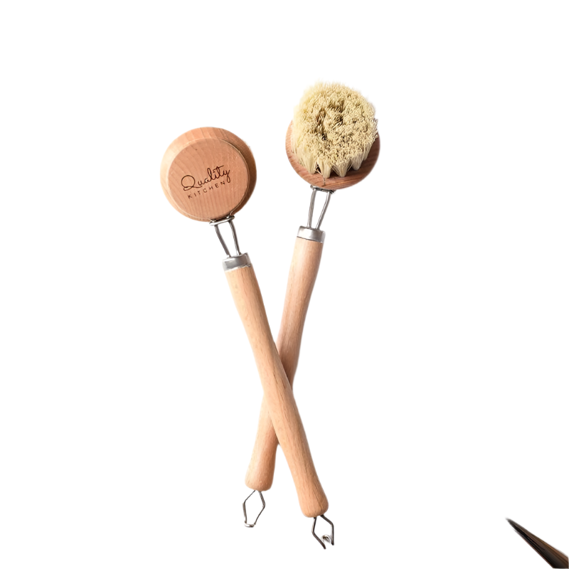 Lisslune | ScrubNest Durable Dish Brush with Short Round Handles