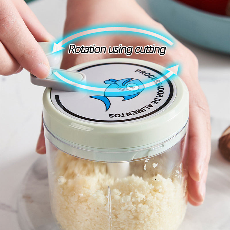 Lisslune | Portable Manual Fast Garlic Vegetable Chopper