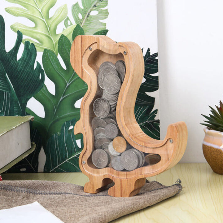 Lisslune | Wooden Animal Savings Bank