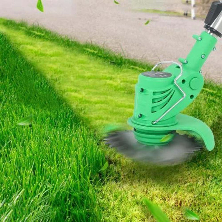 Lisslune | Cordless Grass Trimmer with Adjustable Cutting Width for Lawn Care & Garden Maintenance