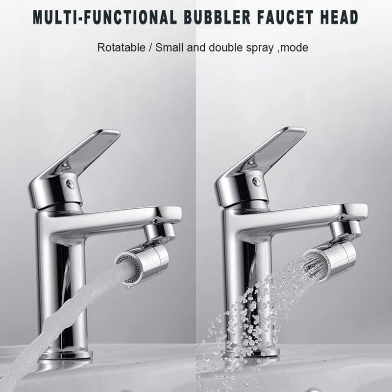 Lisslune | Rotatable Dual-Function Bubbler Faucet Head