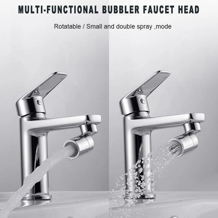 Lisslune | Rotatable Dual-Function Bubbler Faucet Head
