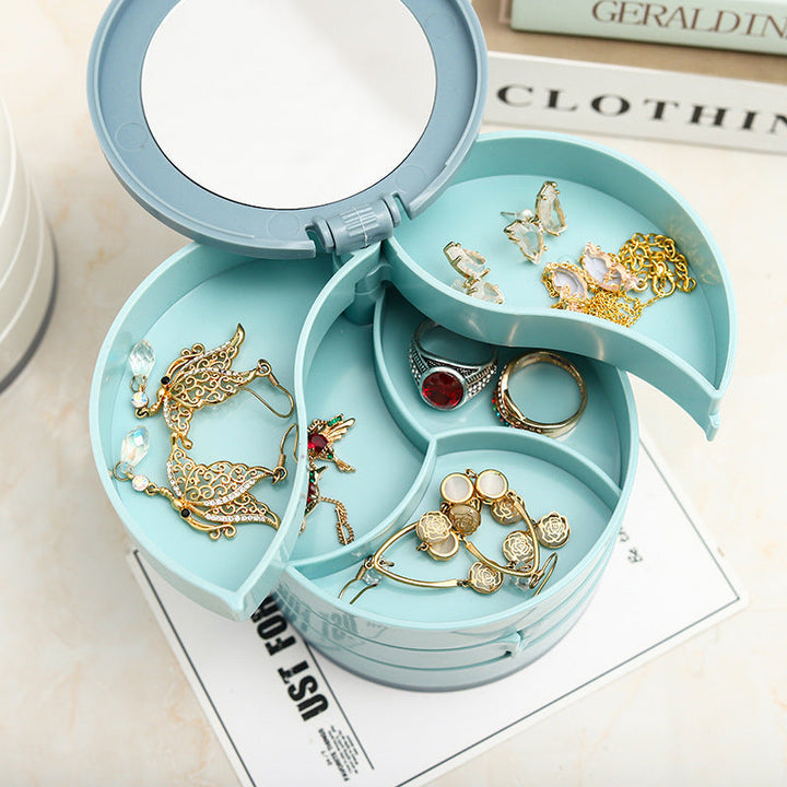 Lisslune | Multilayer rotating jewelry box