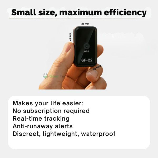 Lisslune | GPS Tracker for Motorcycles | Waterproof, Magnetic & No Subscription Required for Global Tracking