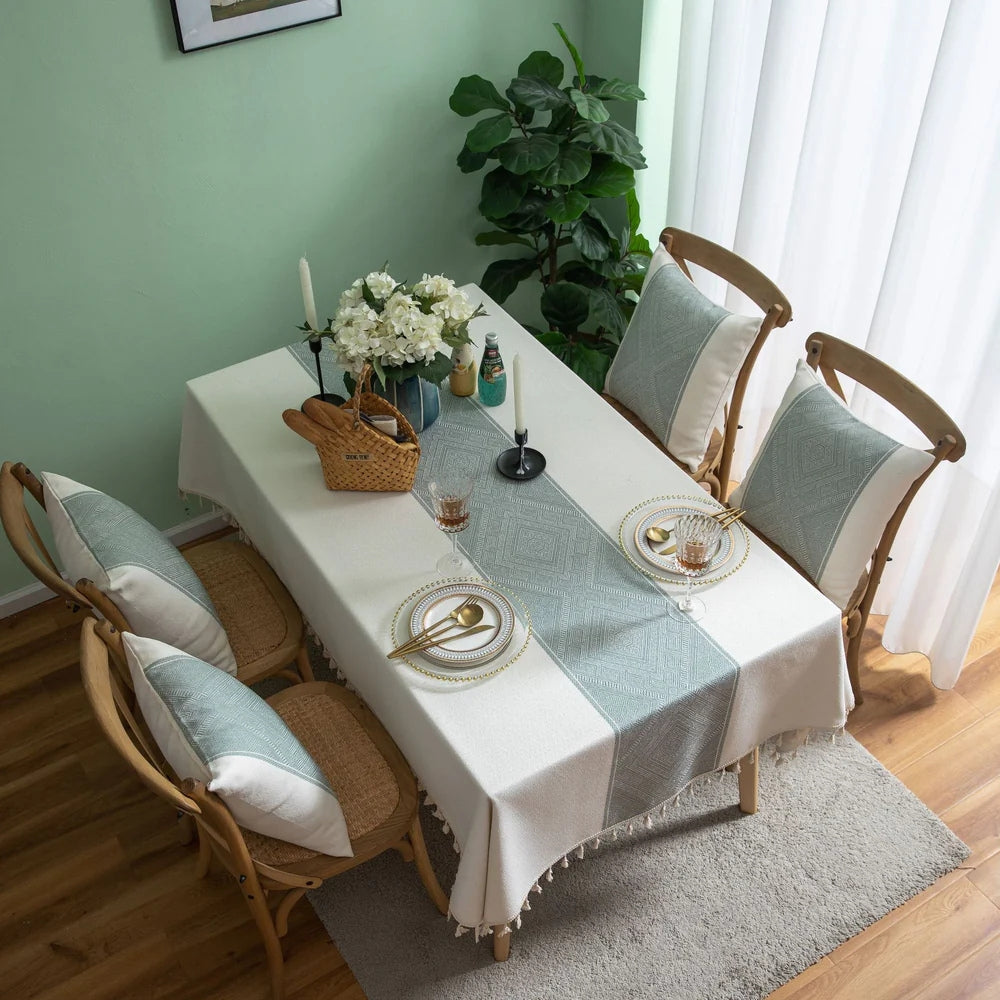 Lisslune | Glisstra Geometric Tassel Tablecloth