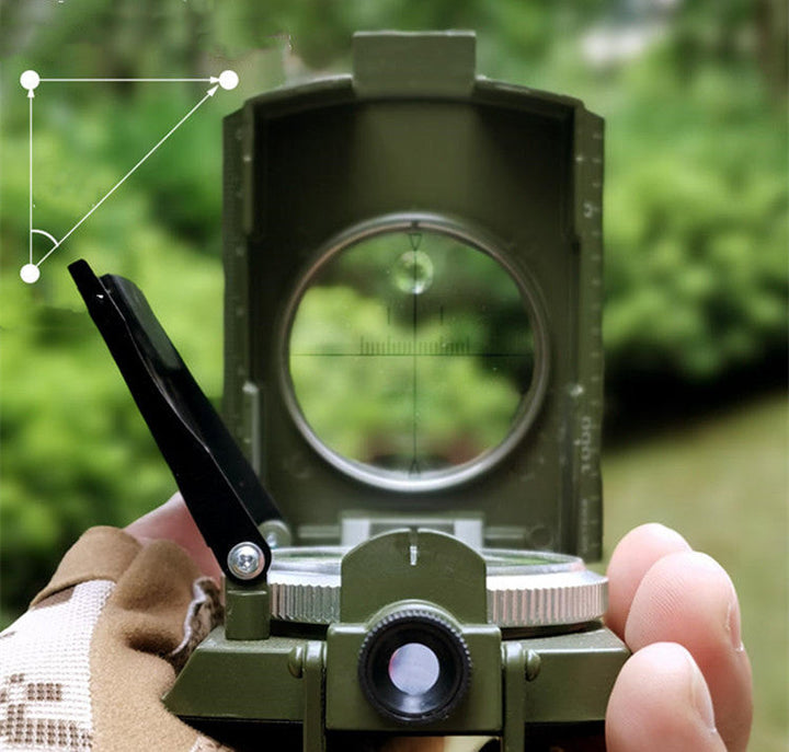 Lisslune | High-Precision Outdoor Tactical Ranging Luminous Compass