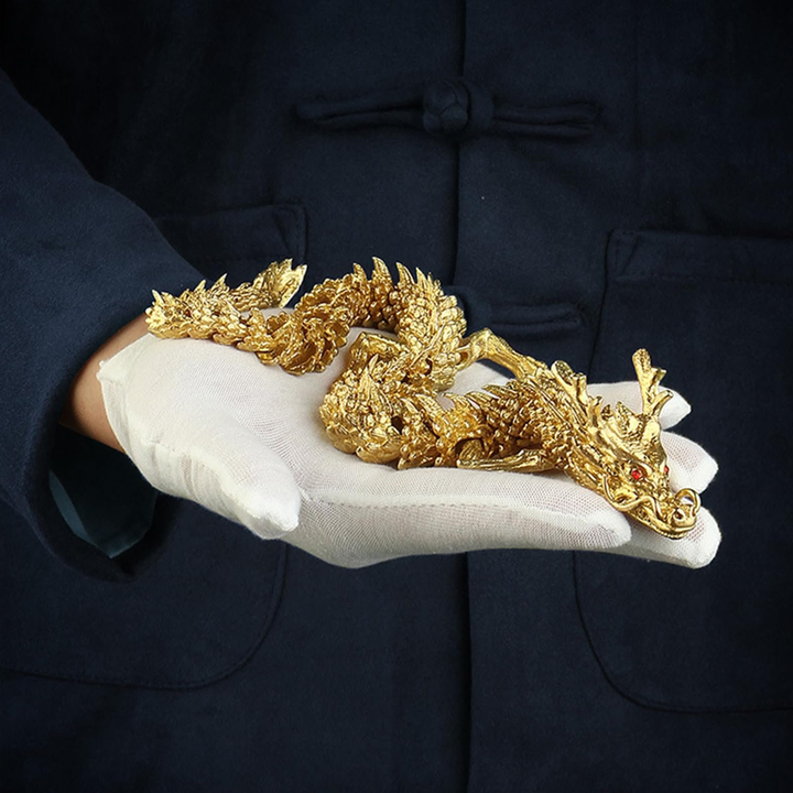 Lisslune | Golden Dragon with movable joints