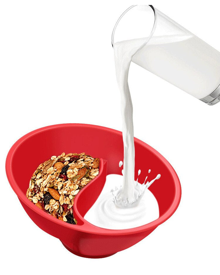 Lisslune | Creative Separated Double Bowls With Handle