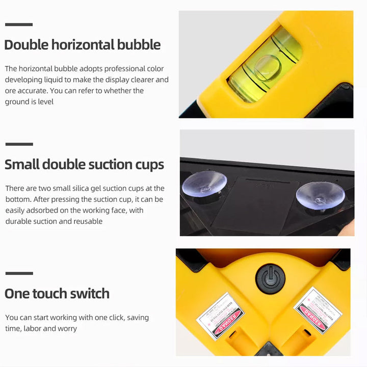 Lisslune | Multifunctional 90° Angle Laser Level