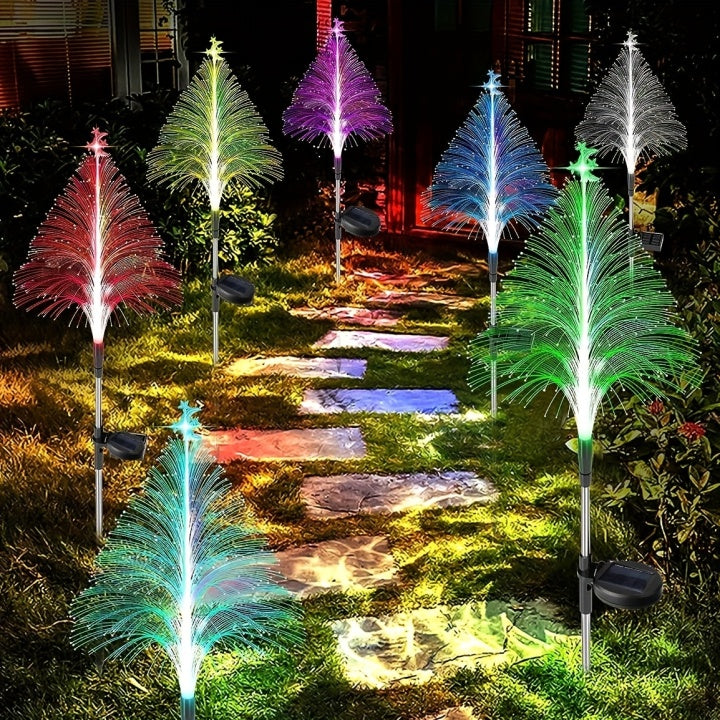 Lisslune | LightGarden Solar Set – 3 Color Changing LED Garden Lights on Solar Power